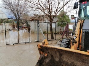 Bekirler’deki sel felaketine anında müdahale