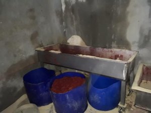 Nizip’te kaçak nargile tütünü ele geçirildi