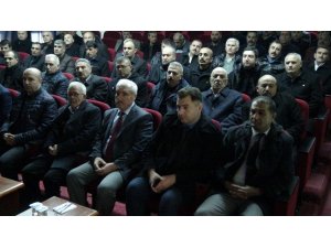 Gercüş’te muhtarlara uyuşturucuyla mücadele konferansı verildi