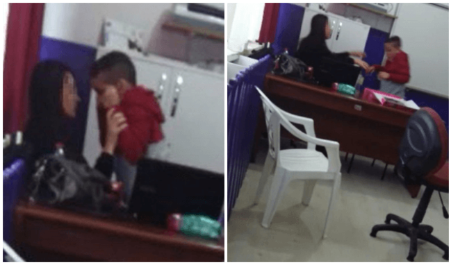 Dayakçı öğretmenden akıllara zarar savunma!