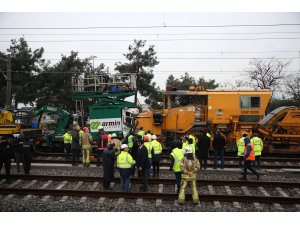Halkalı-Sirkeci Banliyö hattında kaza