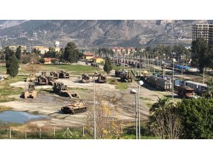 İskenderun Garında askeri hareketlilik