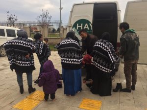 Hatay’da 13 kaçak göçmen yakalandı