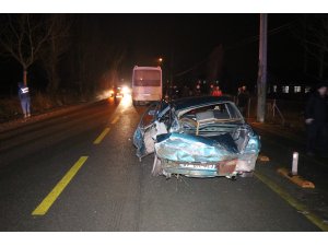 Düzce'de trafik kazası: 4 yaralı