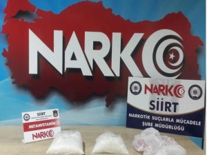 Siirt’te 700 gram metamfetamin ele geçirildi