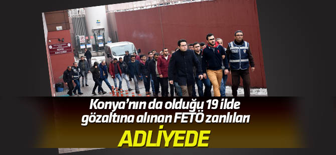 FETÖ’nün mahrem asker yapılanmasından 12 kişi adliyeye çıkarıldı