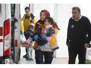 Küçük çocuğa motosiklet çarptı