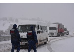 Bilecik'te yoğun kar yağışı