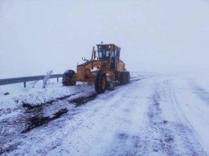 Niğde'de karla mücadele