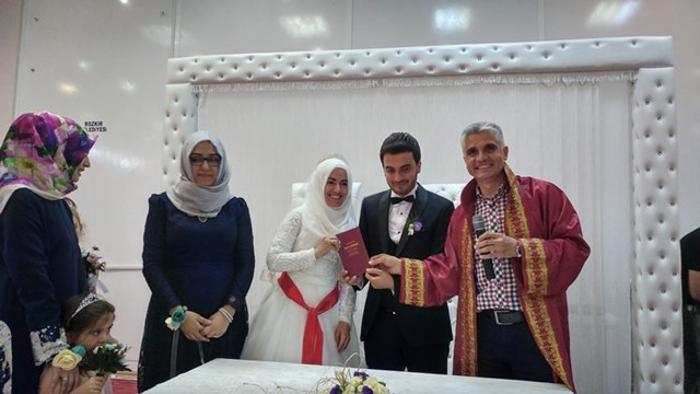 Bozkır’da 5 yılda 888 çift evlendi