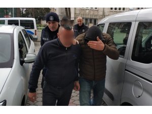 Oto lastiği hırsızlığına tutuklama