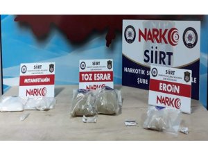 Siirt’te bir araçta uyuşturucu madde ele geçirildi