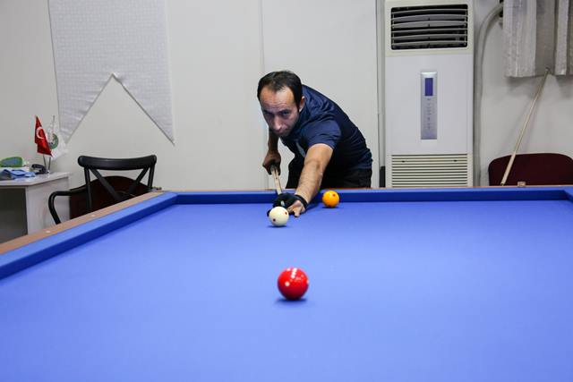 Bilardo Şampiyonası Heyecanı Meram’da Yaşandı