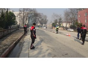 Okullar bölgesinde polis kuş uçurtmadı
