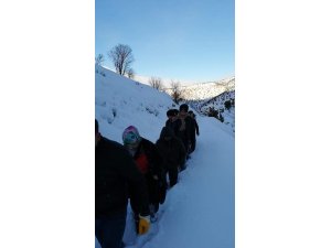 Kahramanmaraş’ta çığın altında kalan 1 kişinin bulunması içi çalışmalar sürüyor