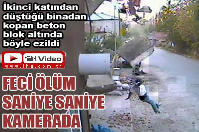Feci ölüm kameralarda!