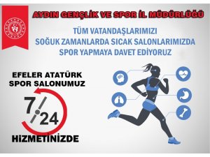 Aydın’da 7 / 24 spor yapma fırsatı