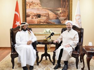 Diyanet İşleri Başkanı Erbaş'ın kabulü