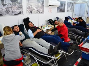 Sarayönü'nde kan bağışı seferberliği