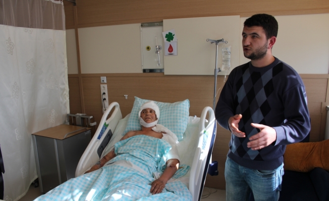 Köpeklerin saldırdığı kadının tedavisi sürüyor