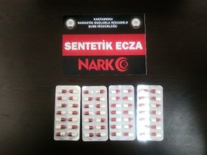 Kastamonu’da 441 adet sentetik ecza hap ele geçirildi