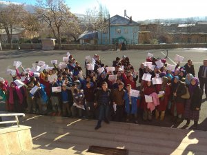 Hüyük'te karne heyecanı