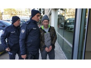 İnşaattan hırsızlık zanlısı polise teslim oldu