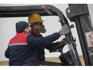 Akaryakıt tankı fabrikasında korkutan yangın