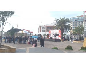 Osmanlı Partisi Genel Başkanı İbrahim Ünye, Giresun’da boş meydana konuştu