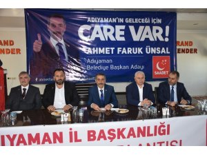 Saadet Partisi adaylarını tanıttı