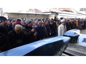 Yangında hayatını kaybeden anne ve oğlu toprağa verildi