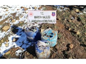 Mardin’de 150 kilo patlayıcı ele geçirildi