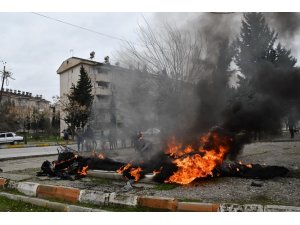 Kulübe alev alev yandı