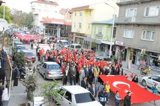 Bozkır'dan teröre lanet yağdı
