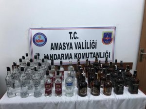 Kaçak içkiler ihbarla ele geçirildi