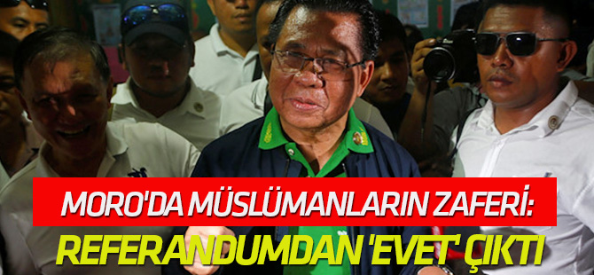 Moro'da Müslümanların zaferi: Referandumu 'evet' çıktı