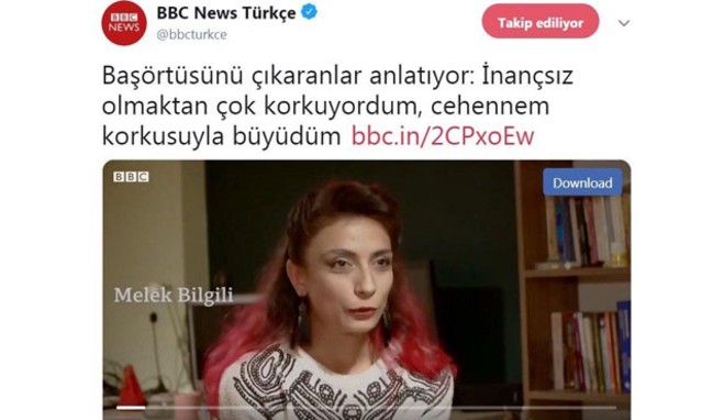 BBC'ye konuşan Melek Bilgili'nin foyası ortaya çıktı