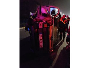 Denizli’de trafik kazası: 1 yaralı