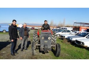 Sarıgöl’de çalınan traktör, 3 yıl sonra Salihli’de bulundu
