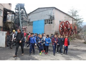 Zonguldakspor’un minik yıldızları madende