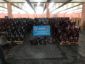 Mersin Limanı’nda 13 milyon liralık kaçak sigara ele geçirildi