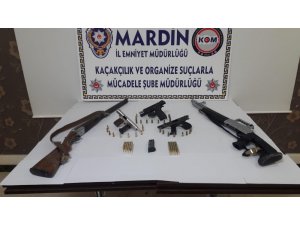 Mardin’de mühimmat ele geçirildi