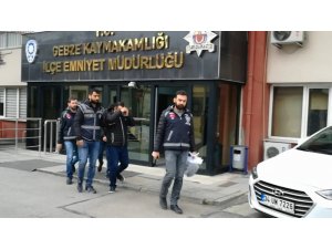 Gebze’de inşaatlara dadanan hırsızlar yakalandı