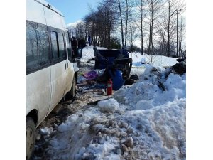 Ordu’da minibüsle patpat çarpıştı: 1 ölü, 1 yaralı