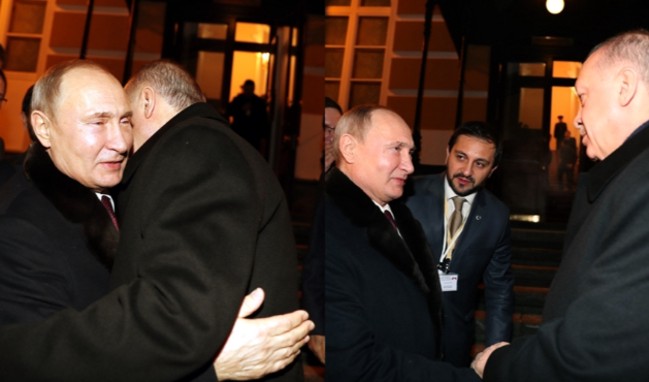 Putin, Cumhurbaşkanı Erdoğan'ı böyle uğurladı...
