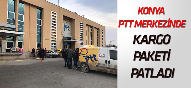 PTT Şubesinde patlama