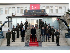 Vali Akbıyık’tan Tuğgeneral Kalın’a ziyaret