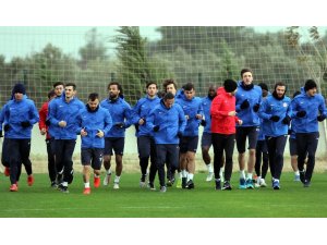 Antalyaspor antrenmanına rüzgar engeli