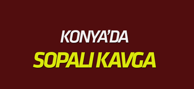 Kavgada başına sopa vurulan kişi hastanelik oldu
