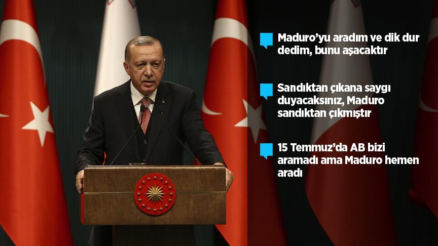 “Trump’ın açıklaması beni şok etmiştir”